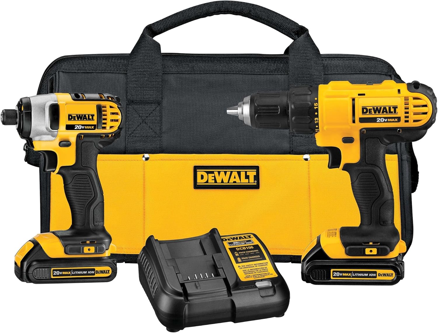 DeWalt 20V MAX Drill & Impact Combo Kit